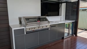 Outdoor Kitchen - Corian