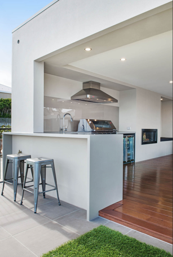 Corian top outdoor