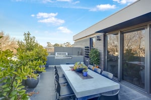 Gasmate 6 BNR BBQ Ash Grey Corian Dove Outdoor Kitchen HR10