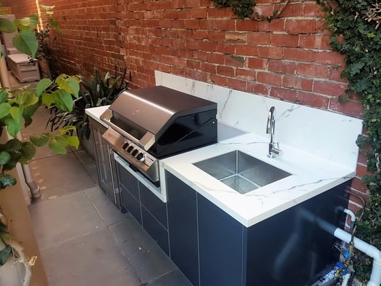 Turbo Classic BBQ Steel Grey Dekton Kairos Outdoor Kitchen 4-1