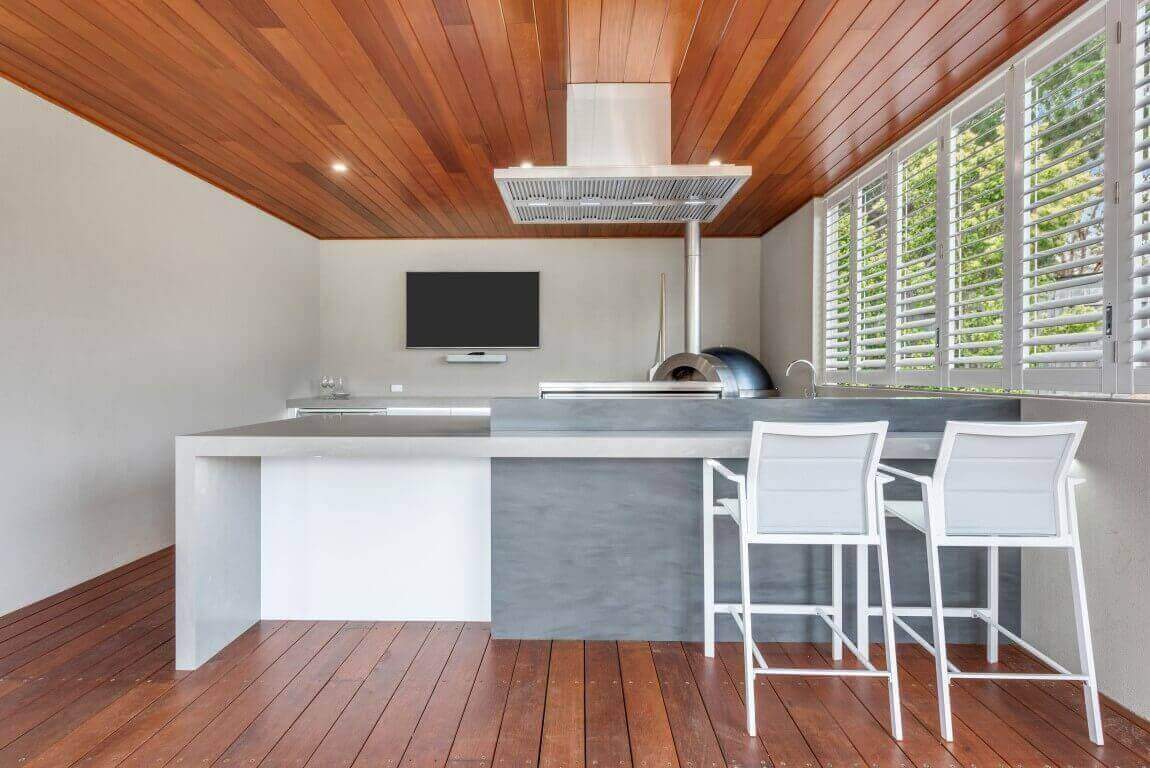 800-LimeTree Alfresco Beefeater Proline Corian Ash Concrete Matt White Alfresco Kitchen Mt Eliza 9LR