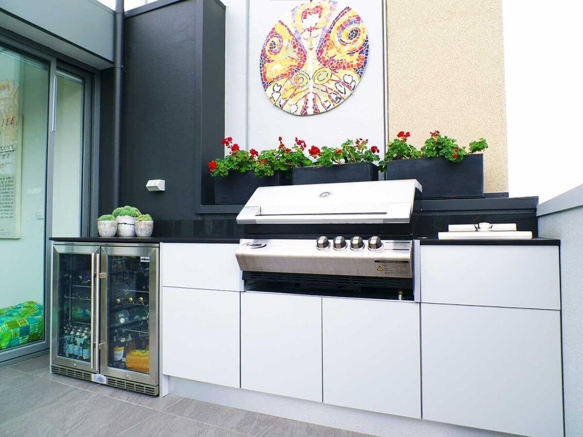 Turbo Elite BBQ Kitchen Dekton Sirius Rhino Fridge by LimeTree Alfresco